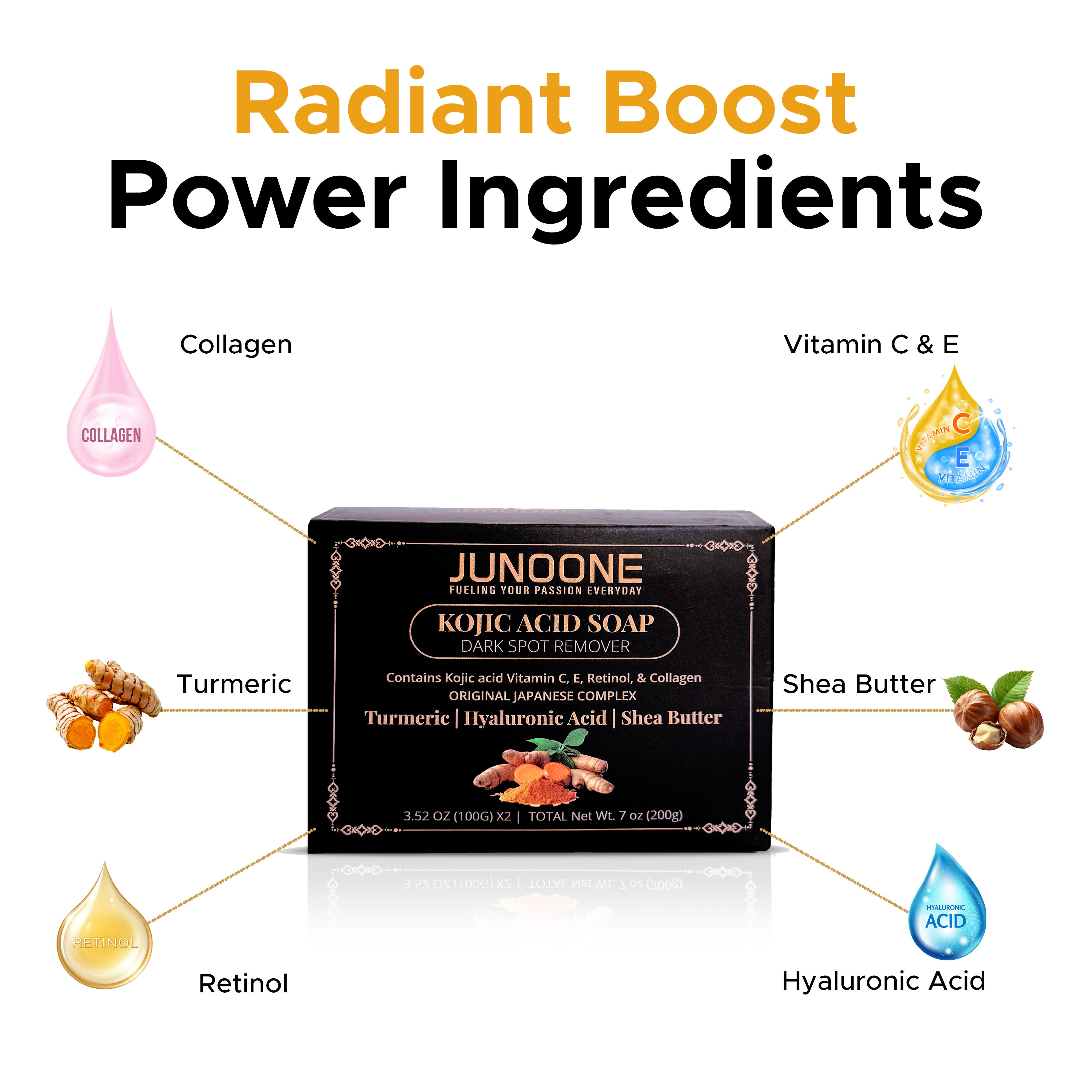 Kojic Acid Soap with Mesh