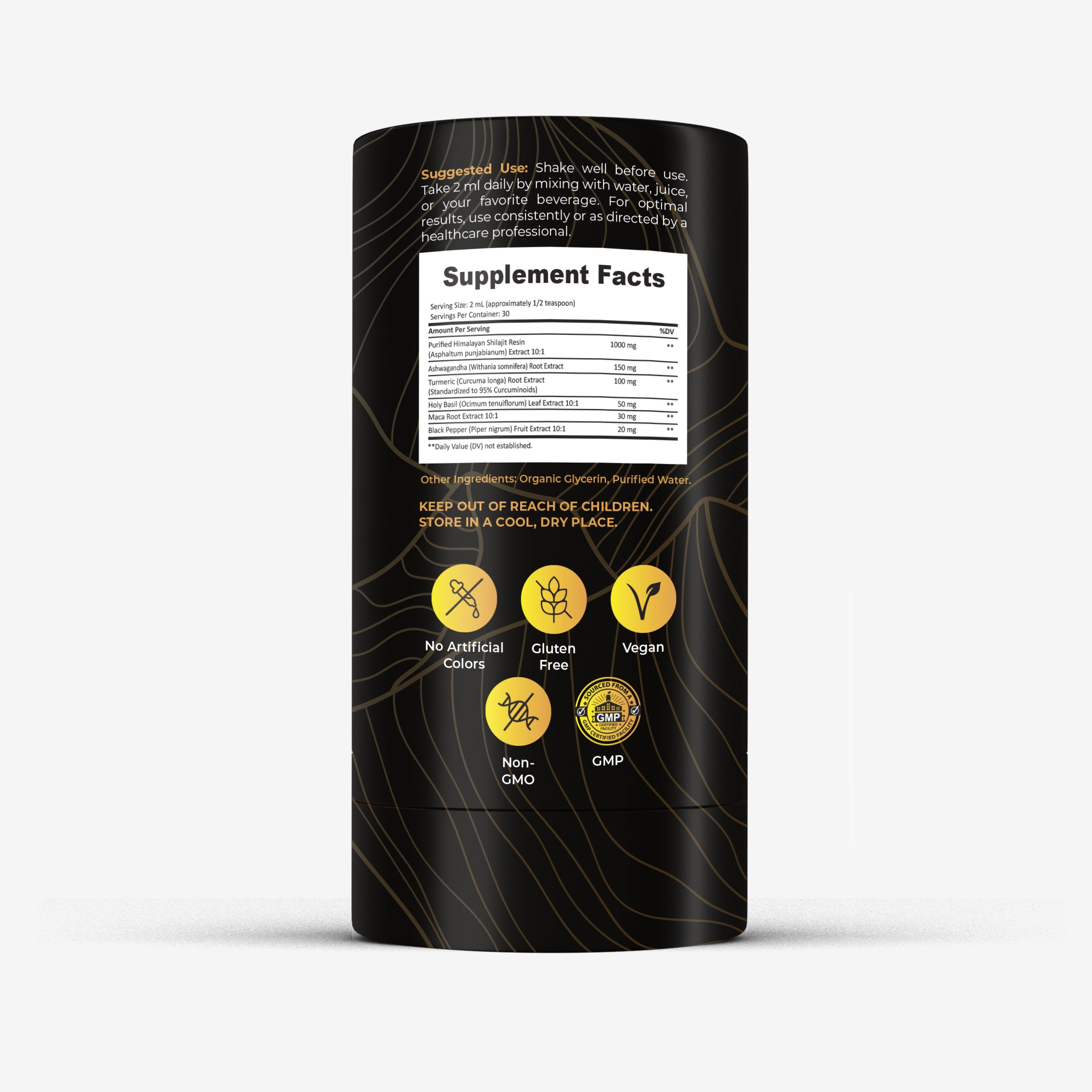 Pure Shilajit Liquid Drops
