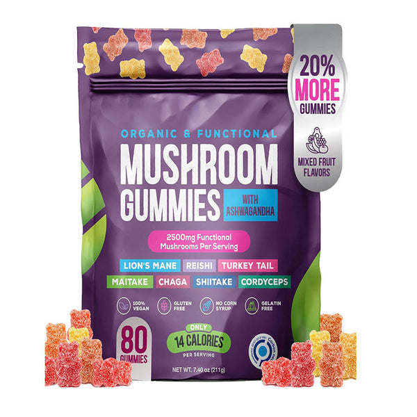 Mushroom Gummies | Functional Blend for Focus & Energy